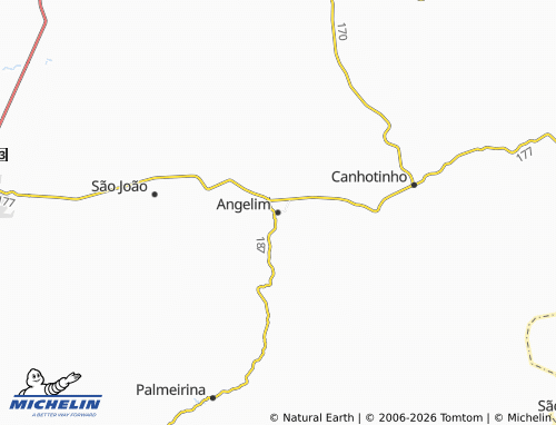 Carte MICHELIN Angelim - ViaMichelin