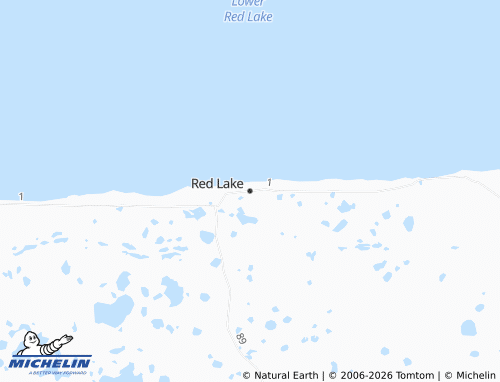 Mappa MICHELIN Red Lake - ViaMichelin