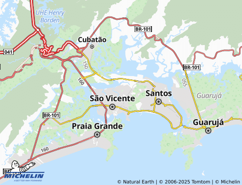MICHELIN Castelo map - ViaMichelin