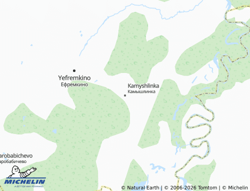 MICHELIN-Landkarte Kamyshlinka - ViaMichelin