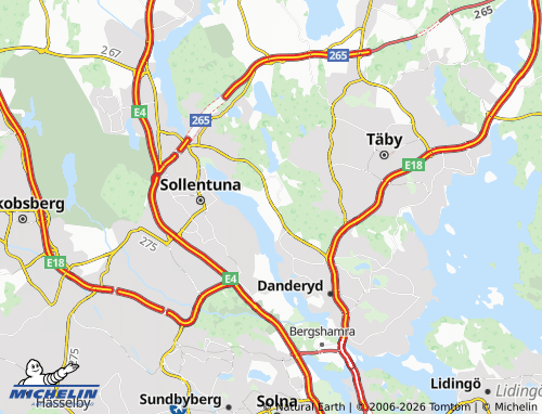 Mappa MICHELIN Sjöberg - ViaMichelin