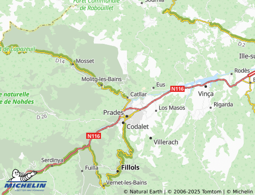 MICHELIN Catllar map - ViaMichelin