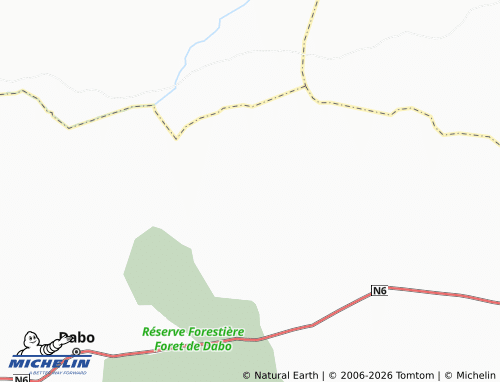MICHELIN-Landkarte Témento Diaé - ViaMichelin
