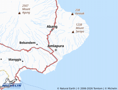 Mapa MICHELIN Tegallinggah - ViaMichelin