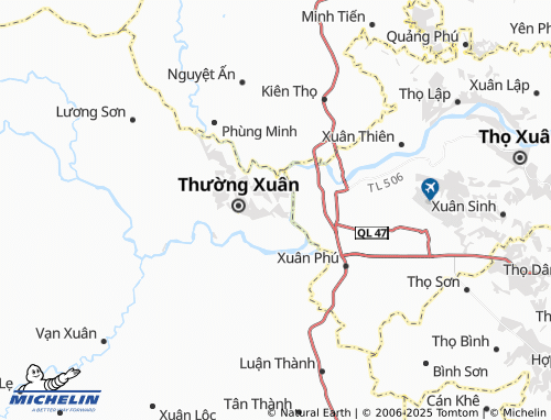 MICHELIN Xuân Dương map - ViaMichelin