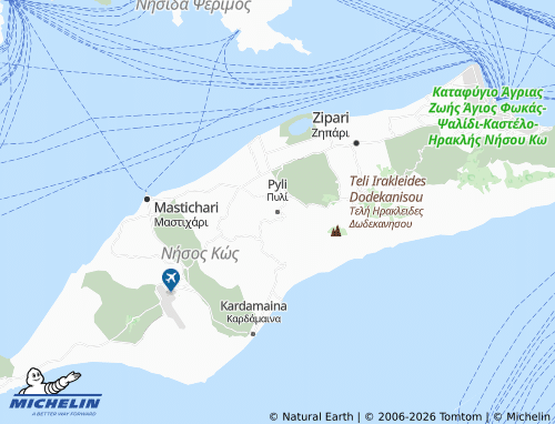 Carte MICHELIN Pyli - ViaMichelin