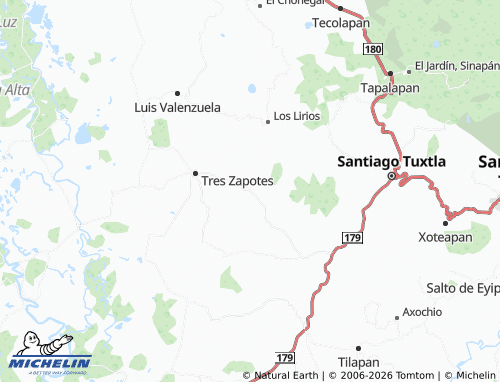 Mapa MICHELIN Tlapacoyan - ViaMichelin