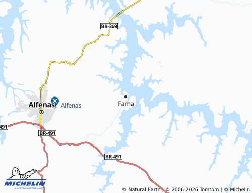 Mapa MICHELIN Fama - ViaMichelin
