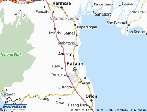 MICHELIN Abucay map - ViaMichelin