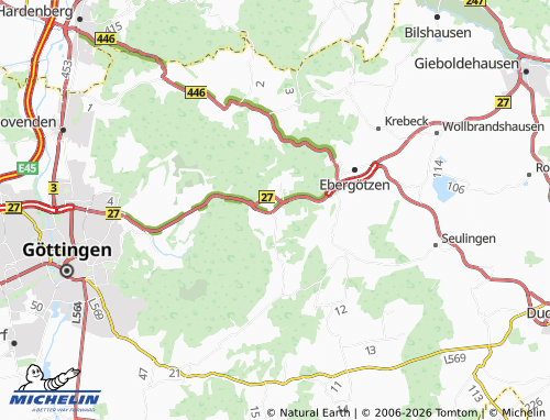 MICHELIN Waake map - ViaMichelin