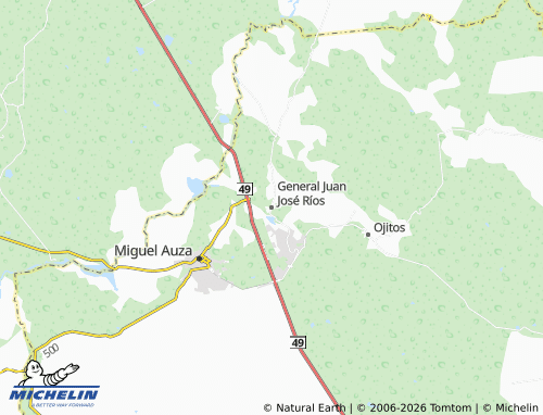 Mappa MICHELIN General Juan José Ríos - ViaMichelin