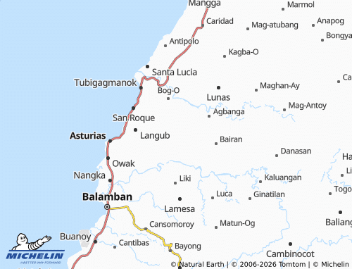 MICHELIN Manguiao map - ViaMichelin