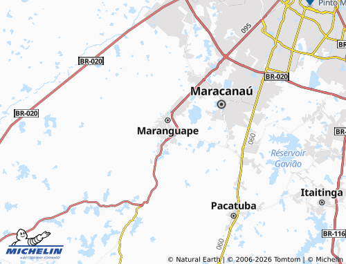 Mapa MICHELIN Parque São João - ViaMichelin