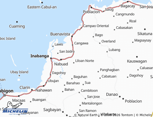 MICHELIN Lapacan Sur map - ViaMichelin