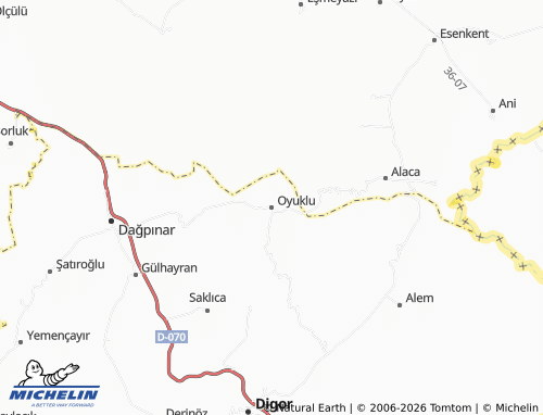 Mappa MICHELIN Oyuklu - ViaMichelin