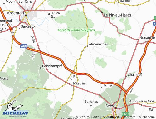 Mapa MICHELIN Médavy - ViaMichelin