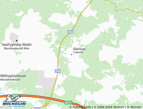 Carte MICHELIN Slavnoye - ViaMichelin