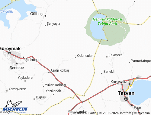 Mappa MICHELIN Oduncular - ViaMichelin