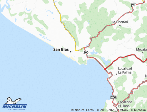 MICHELIN Palmar de Los Cocos map - ViaMichelin