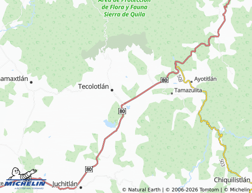 MICHELIN San Jorge map - ViaMichelin