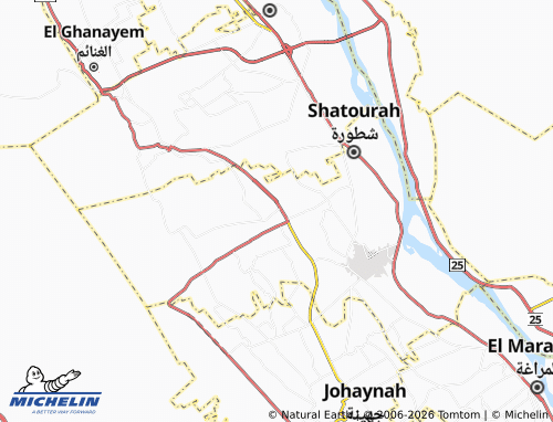 Mappa MICHELIN Bani Harb - ViaMichelin
