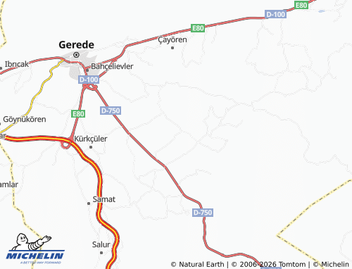 Mappa MICHELIN Birinciafşar - ViaMichelin