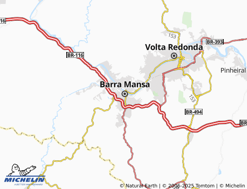 MICHELIN Centro map - ViaMichelin