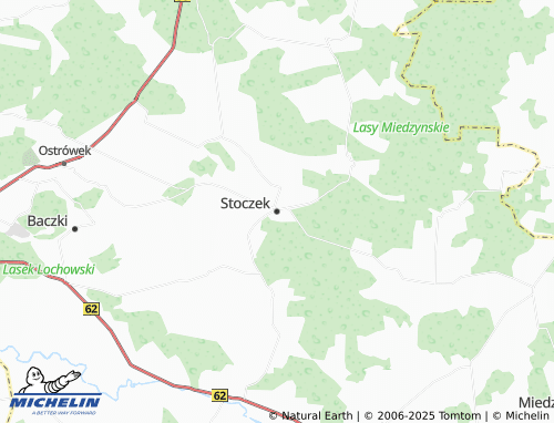 Carte MICHELIN Stoczek - ViaMichelin
