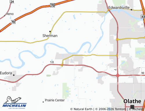 Mappa MICHELIN De Soto - ViaMichelin
