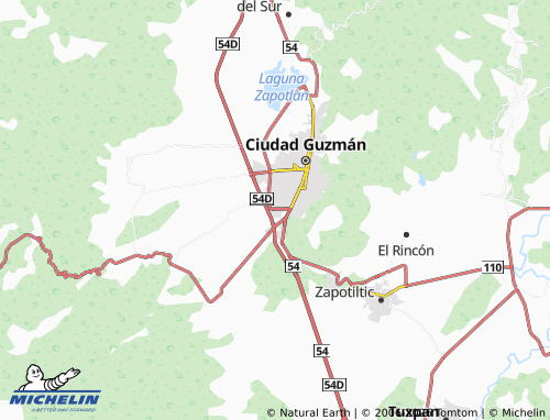 Carte MICHELIN Volcanes - ViaMichelin
