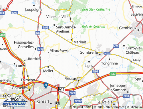 Carte MICHELIN Wagnelée - ViaMichelin
