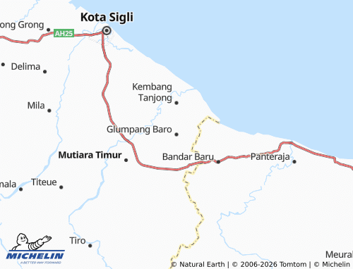 Mappa MICHELIN Glumpang Baro - ViaMichelin