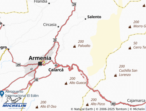 MICHELIN El Castillo map - ViaMichelin