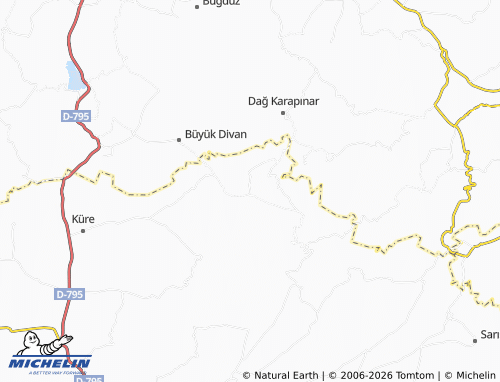 MICHELIN Mazıbaşı map - ViaMichelin