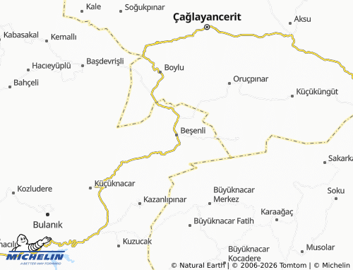 Mappa MICHELIN Beşenli - ViaMichelin