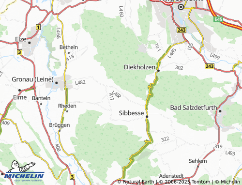 MICHELIN Nienstedt map - ViaMichelin