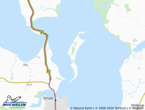 Mapa MICHELIN Venø By - ViaMichelin