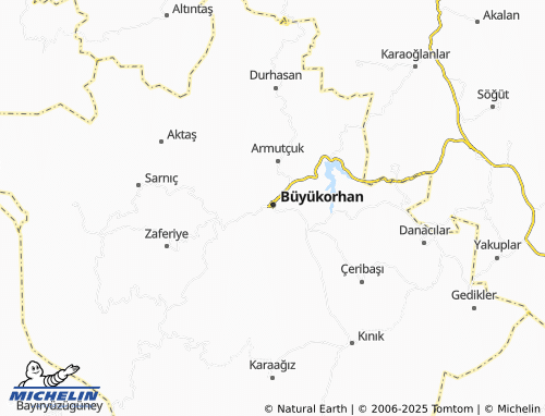 MICHELIN Orhan map - ViaMichelin