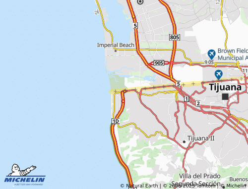 Carte MICHELIN Puesta del Sol - ViaMichelin