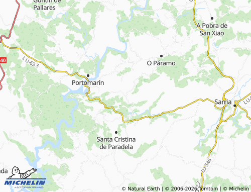 MICHELIN Moimentos map - ViaMichelin