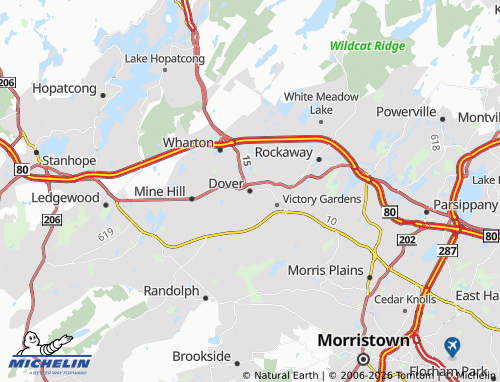 Mapa MICHELIN Dover - ViaMichelin