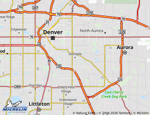 Mappa MICHELIN Glendale - ViaMichelin