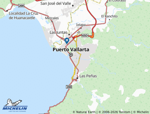 MICHELIN Vallarta 750 map - ViaMichelin