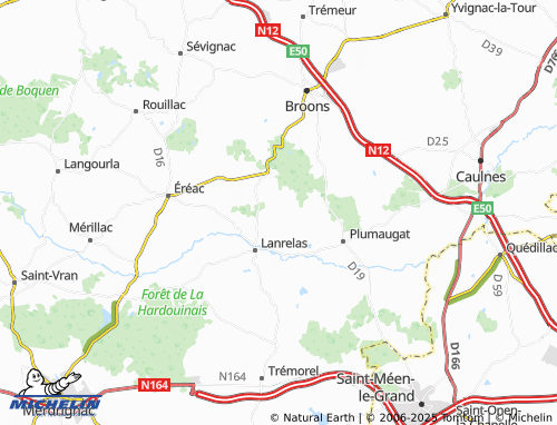 MICHELIN Le Châtel map - ViaMichelin