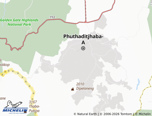 Kaart MICHELIN Makhalaneng - ViaMichelin