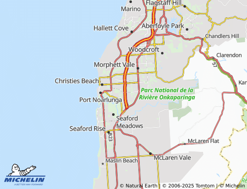 Kaart MICHELIN Noarlunga Downs - ViaMichelin