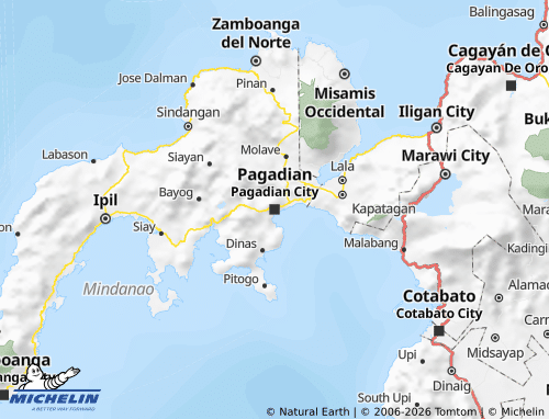 MICHELIN Zamboanga Peninsula map - ViaMichelin