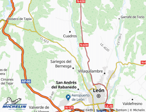 Mappa MICHELIN Lorenzana - ViaMichelin