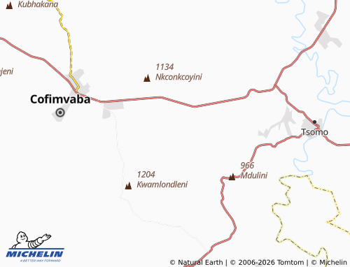 MICHELIN-Landkarte KwaSijula - ViaMichelin