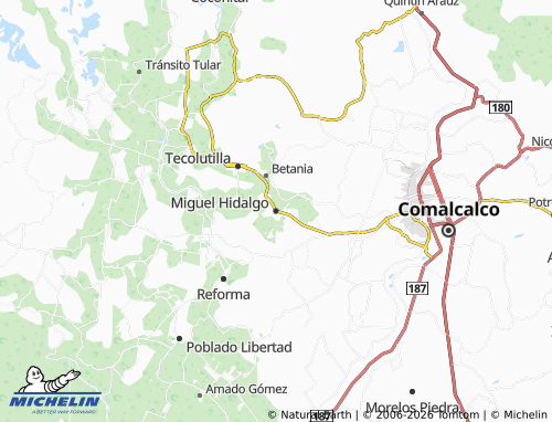 MICHELIN Miguel Hidalgo map - ViaMichelin